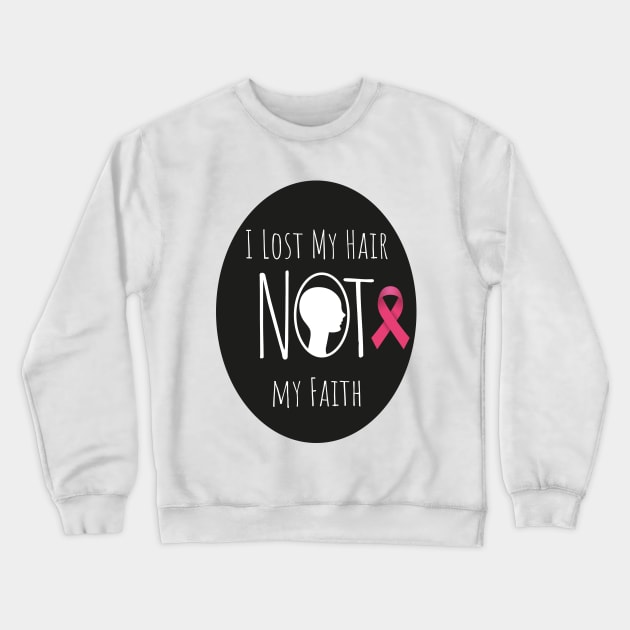 Cancer Fighter-Faith Crewneck Sweatshirt by MaryMas